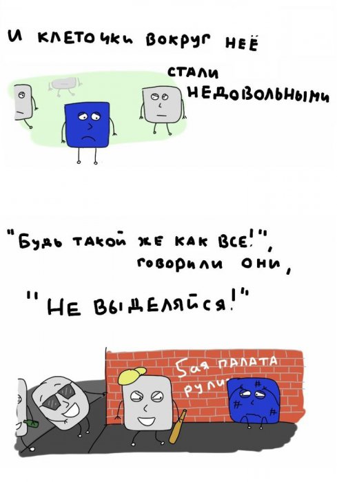 История жизни одной клеточки