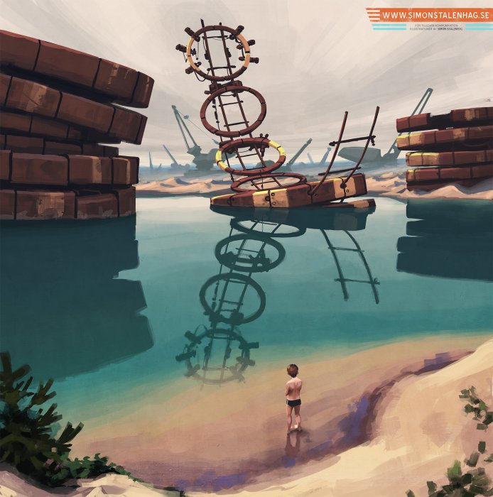 Artworks by Simon Stalenhag