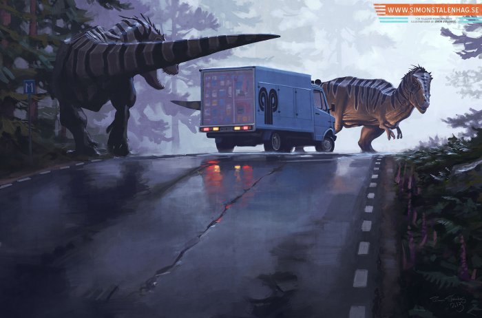 Artworks by Simon Stalenhag