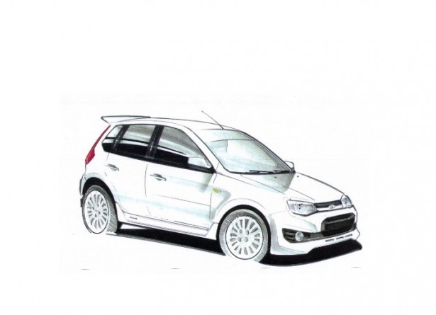 Новая Lada Kalina Sport предстала на фото Новая Lada Kalina Sport предстала на фото