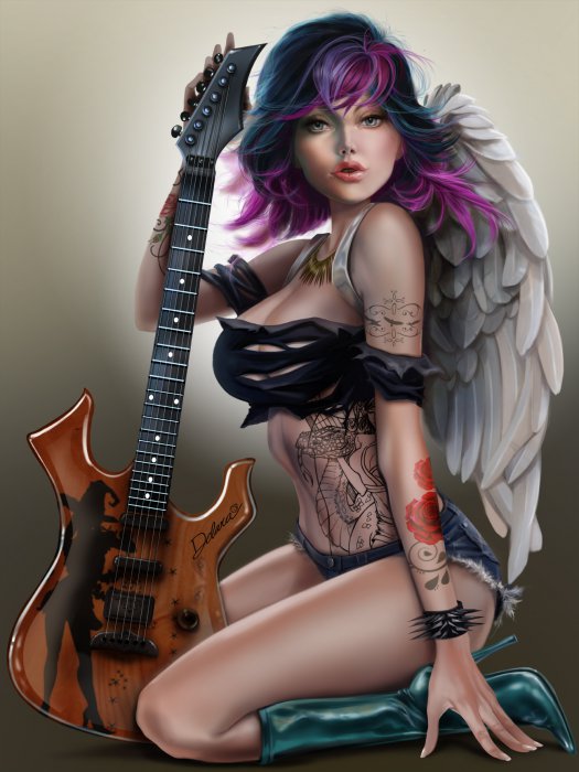Рисует Cris De Lara