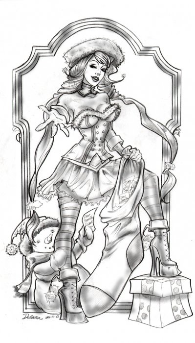Рисует Cris De Lara