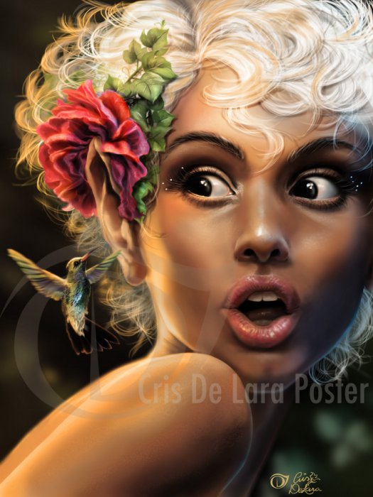 Рисует Cris De Lara