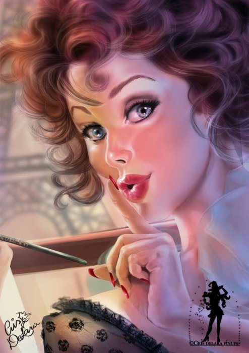 Рисует Cris De Lara