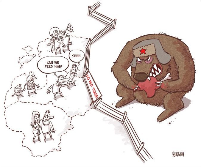 Карикатуры про Крым и не только