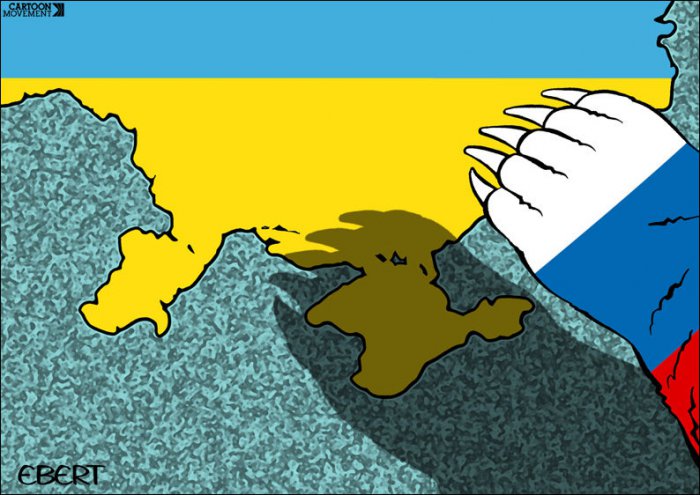 Карикатуры про Крым и не только