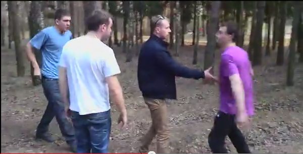 На природе
