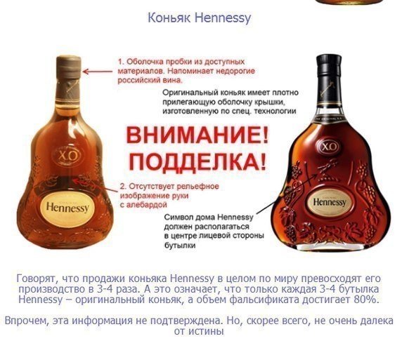 Как отличить настоящий напиток от подделки (9 фото)