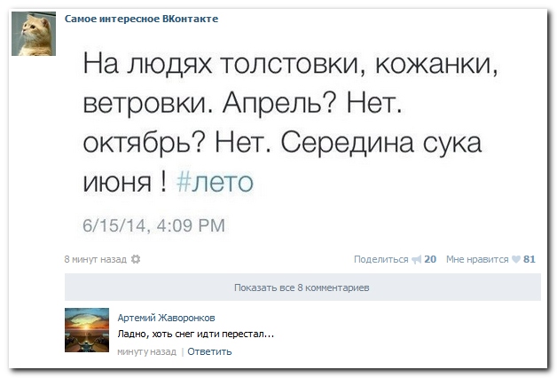 Смешные комментарии из социальных сетей (40 фото)