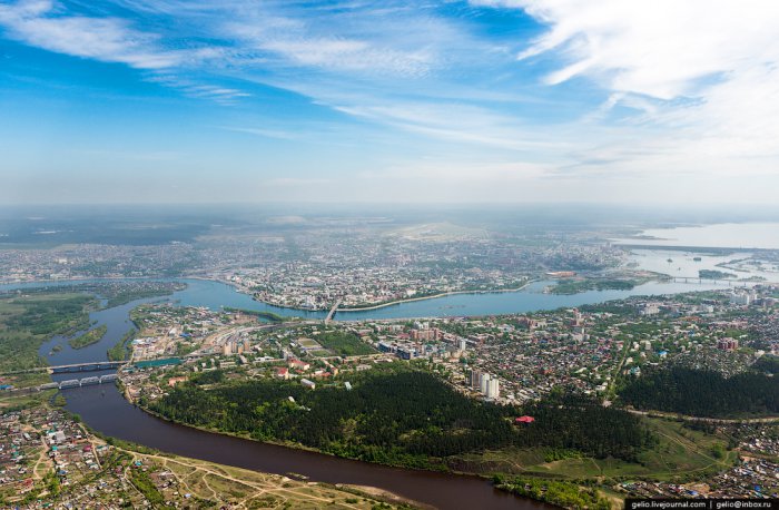 Аэрофотосъемка Иркутска (30 фото)