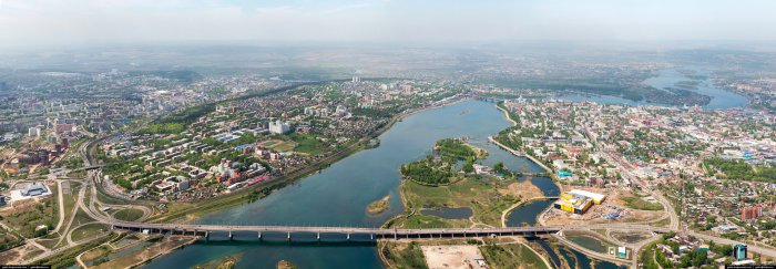 Аэрофотосъемка Иркутска (30 фото)