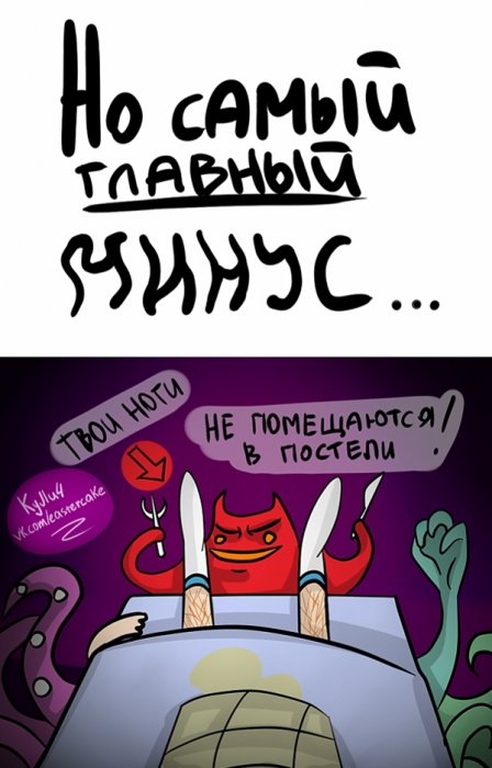 Минусы большого и маленького роста (11 фото)