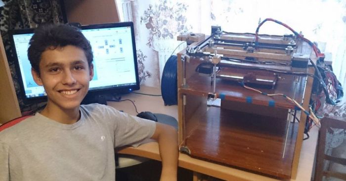 Российский школьник собрал 3D-принтер своими руками