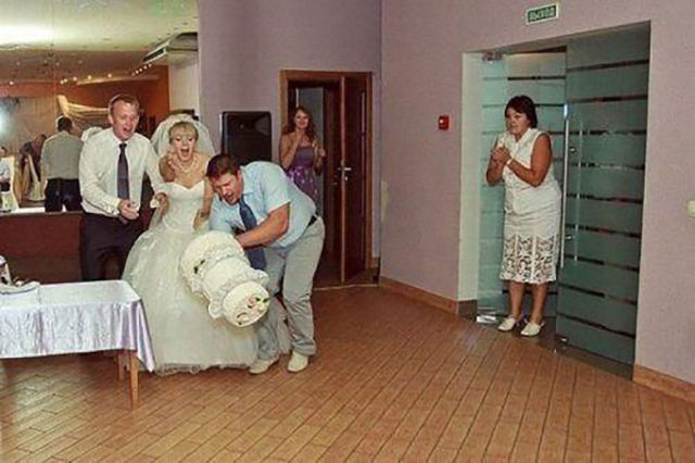 Неудачные свадебные снимки