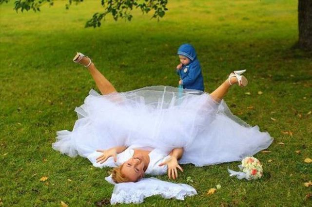 Неудачные свадебные снимки