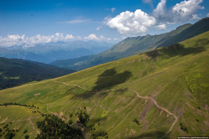 Архыз, главный Кавказский хребет и Софийский ледник (43 фото)