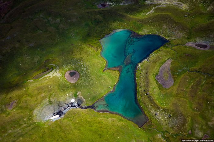 Архыз, главный Кавказский хребет и Софийский ледник (43 фото)