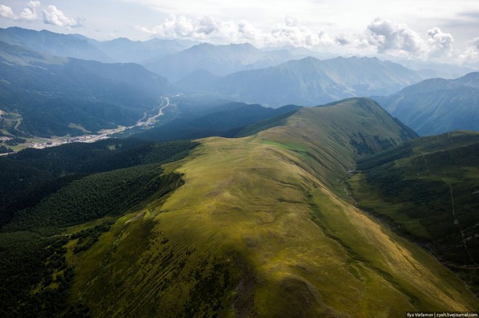 Архыз, главный Кавказский хребет и Софийский ледник (43 фото)