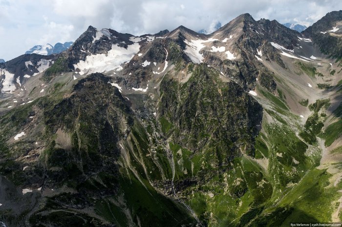 Архыз, главный Кавказский хребет и Софийский ледник (43 фото)