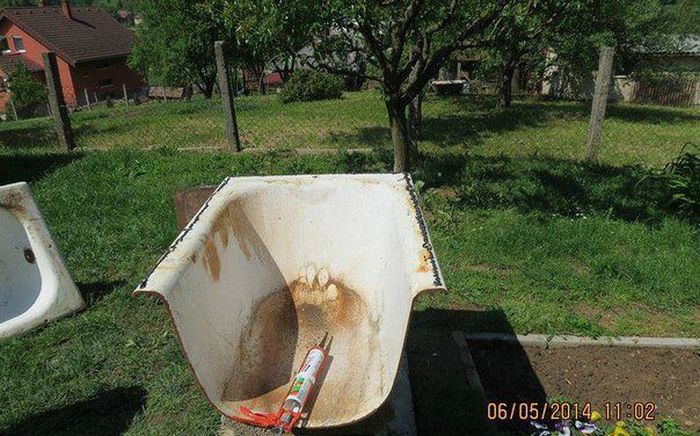 Хлебопечка из старой ванны