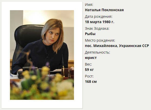 Самый красивый прокурор России Наталья Поклонская празднует день рождения