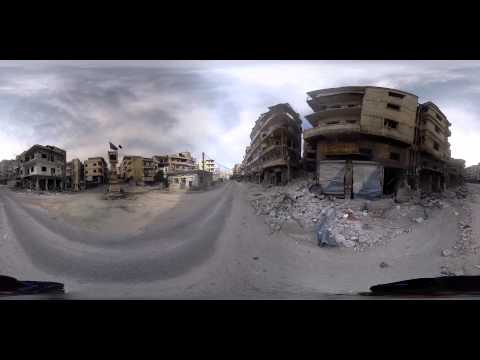Панорамное видео из разрушенной Сирии
