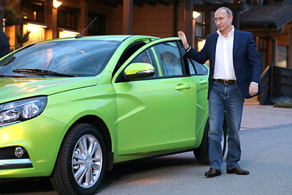 Путин рассказал о своей поездке на Lada Vesta Путин рассказал о своей поездке на Lada Vesta