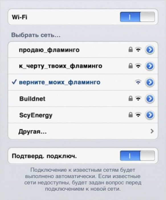 15 креативных названий Wi-Fi-сетей от наших соотечественников
