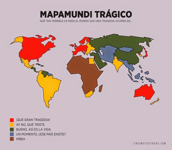  Карта мира трагедий