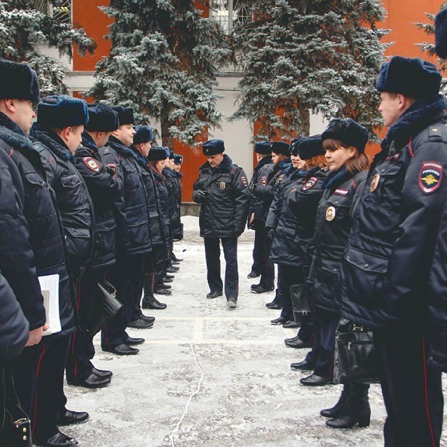 Российская полиция на фото в Instagram