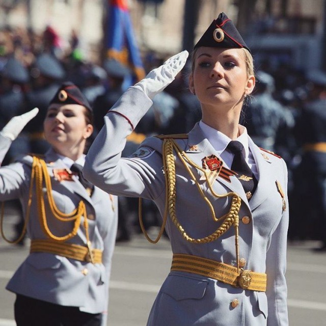 Российская полиция на фото в Instagram