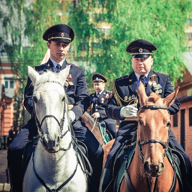 Российская полиция на фото в Instagram