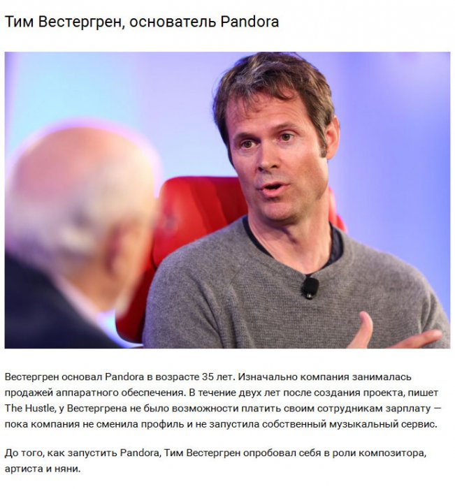 Предприниматели, добившиеся успеха после 30