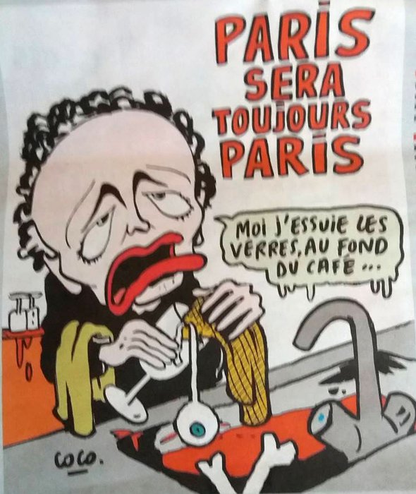 Новые рисунки в свежем номере Charlie Hebdo