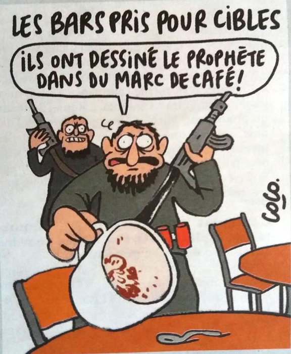 Новые рисунки в свежем номере Charlie Hebdo