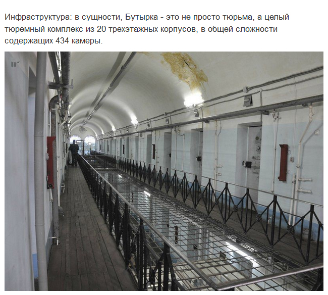 Самые известные тюрьмы России