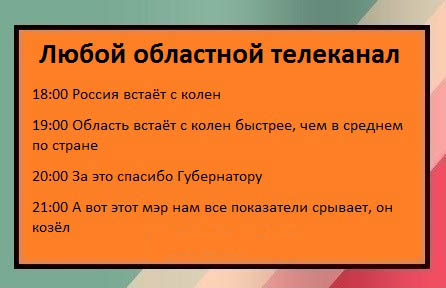 Вот как нужно писать телепрограмму!