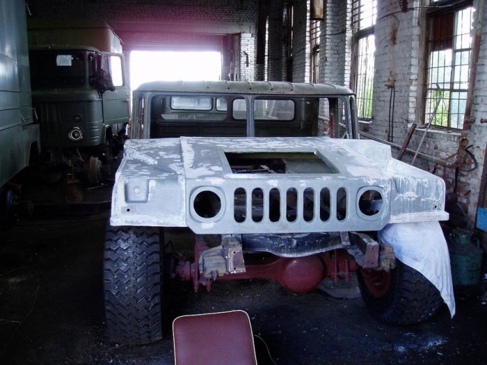 Самодельный Hummer H1 на базе ГАЗ-66