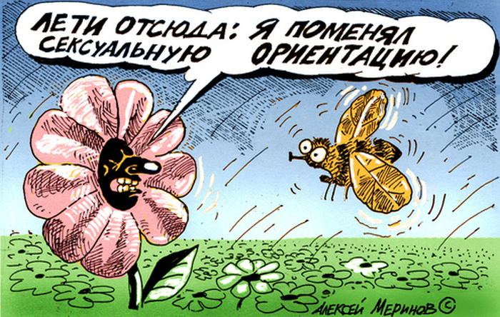 Забавные карикатуры художника Алексея Меринова