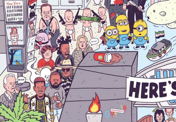 Весь 2015: только популярные новости и события этого года в одной картинке