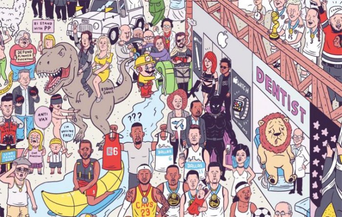 Весь 2015: только популярные новости и события этого года в одной картинке