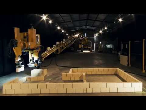 Механическое порно: робот-каменщик