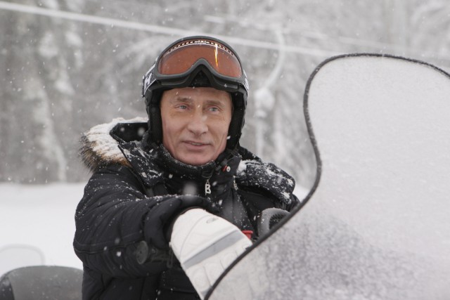  Путин провёл ночь в тайге