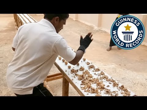 Дебильный рекорд: 212 орехов