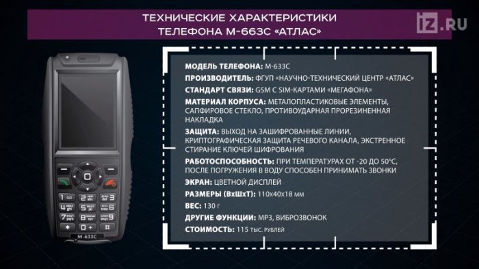 Супер-телефон для российских военных