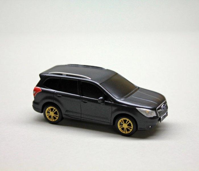 Как делают деревянные модели Subaru Forester