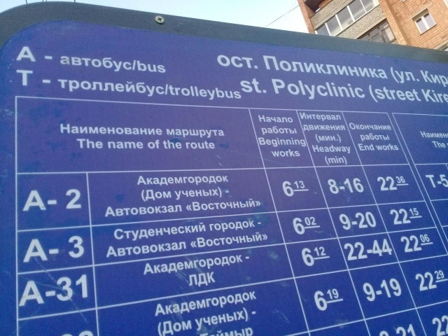 Адаптация вывесок в Красноярске к Универсиаде и "святой гастроном"