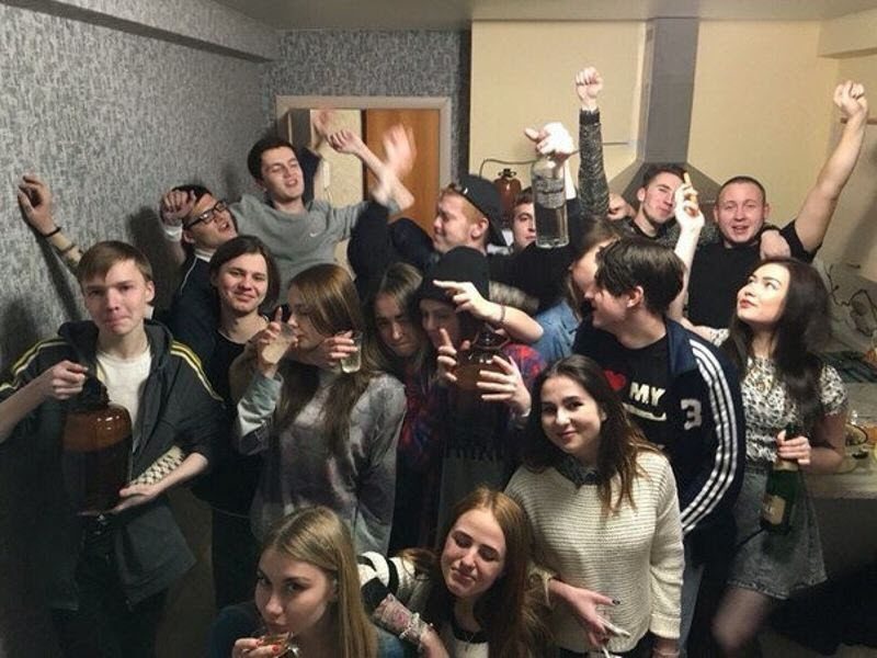 Молодёжные пьянки и вечеринки