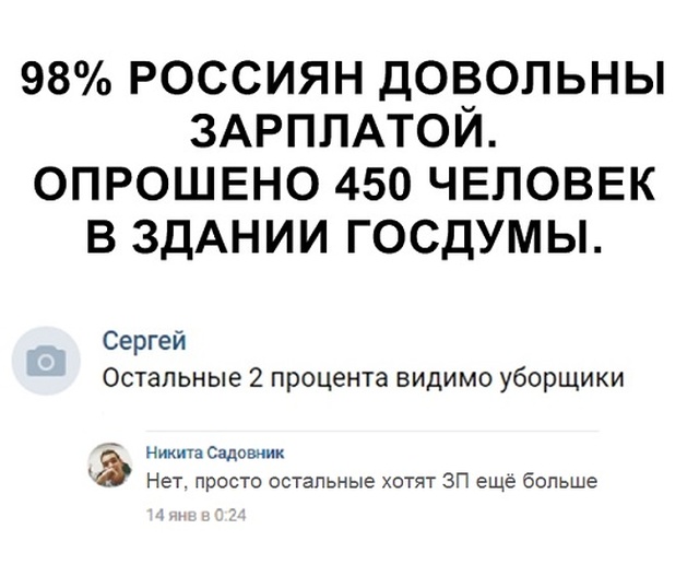 Юмор и комментарии из социальных сетей