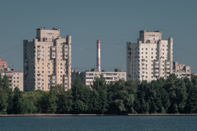 Необычная архитектура жилого дома в Воронеже